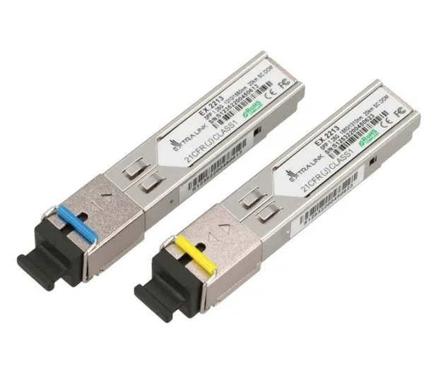 ExtraLink SFP 1.25G WDM  jednomodowy 20km SC PARA - 1542994 - zdjęcie 2